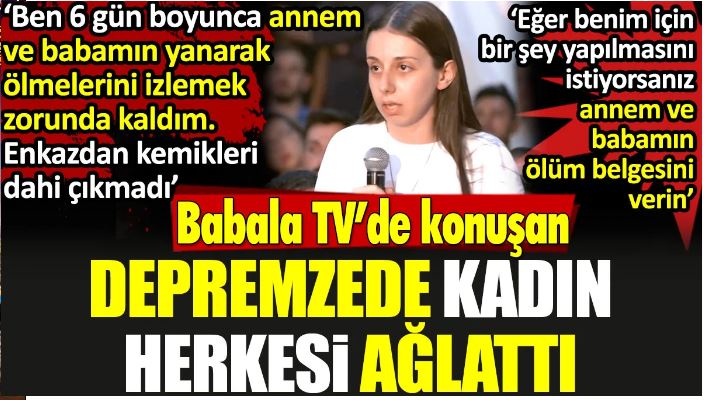 babala tv deprem özel yayını